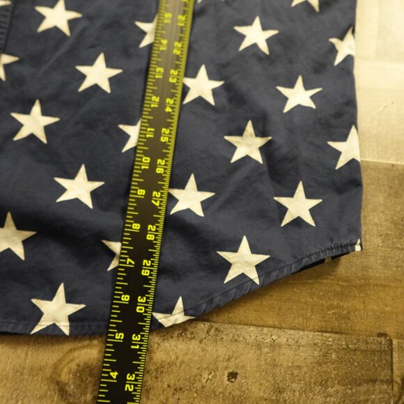 Chaps Ralph Lauren Flag Shirt Men’s Large Red White Blue Stars Stripes USA - Picture 6 of 11